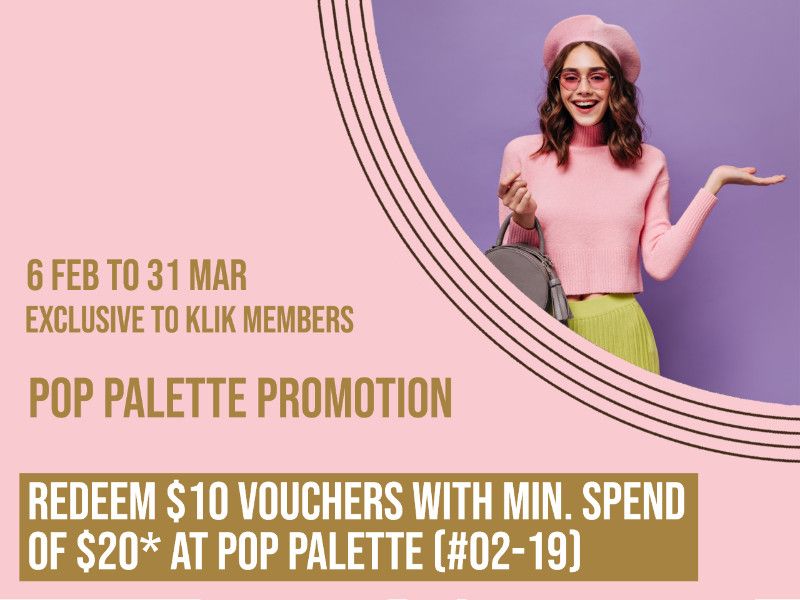 Photo of Pop Palette Promotion