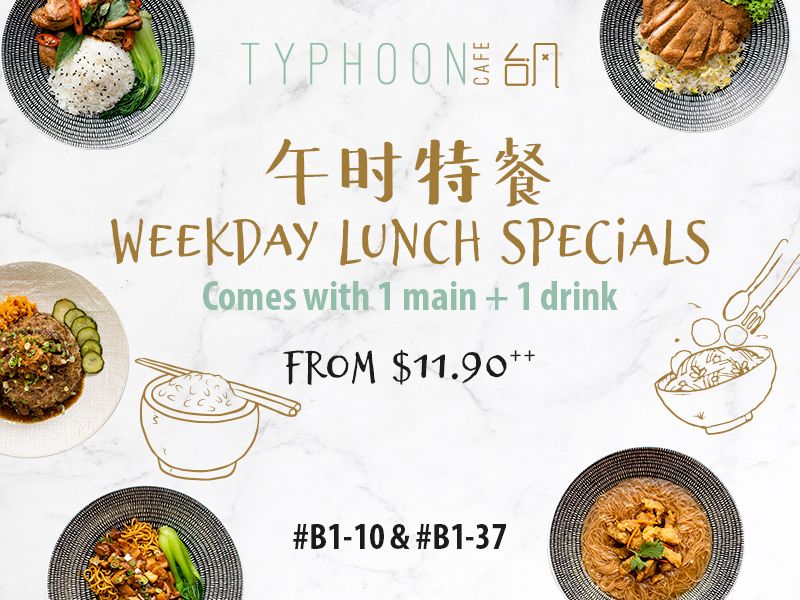 Photo of Exclusive Set Lunch from $11.90++ at Typhoon Cafe!